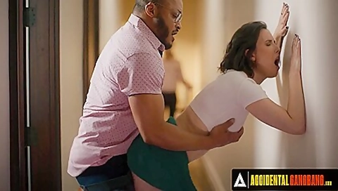 Accidental Gangbang - Wild Casey Calvert Offers To Get Gangbanged To Fight Horny Mens Boredom