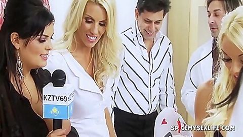 Jasmine Stacey Saran Charlie Monaco & Sammy Jayne Group Sex 46 Min