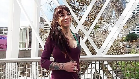 Elea, 27, came for a change of scenery ...