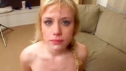 Blonde Babe Sucking Dick
