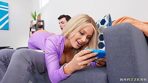 Cramming Creampie In Her Buttflap With Alex Jones, Josh Rivers And The Dan Dangler