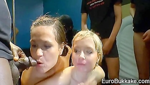 A Bunch Of Thugs Fuck And Shower Babes With Piss