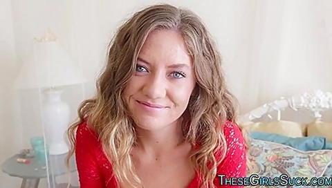 teen 18+ Pov Gobbles Dick
