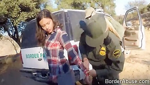 Latina teen 18+ Fucked By Hot Blonde Officer And Her Hung M