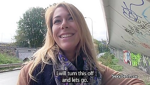 Blonde Babe Fucking In Public