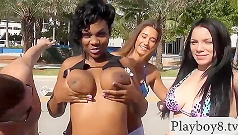 Seductive Hotties Show Off Nice Sets Of Tittiess For Ca