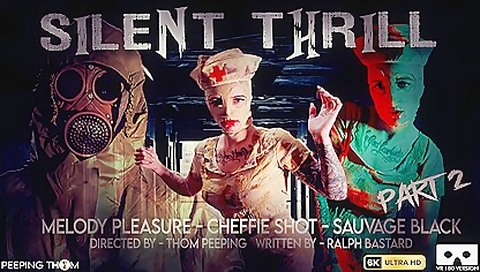 Silent Thrill Vr 02 - Cheffie Shot, Sauvage Black And Melody Pleasure
