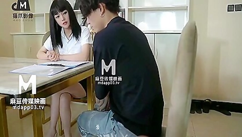 Young Asian Teacher With Hot Dress And Heels Teasing The Big Dick Guy To Fuck Her Wet Pussy 35 Min