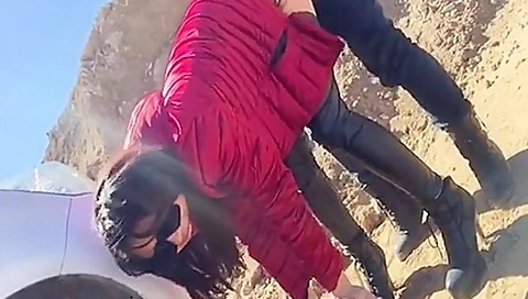 Classy Asian Slut Gets Stuffed In The Middle Of Nowhere