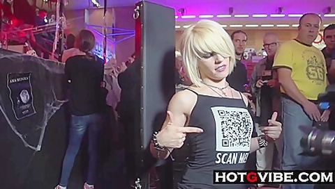 Blonde Spaniard Fingers In Public - Teaser Video