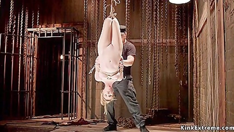 Hot Butt Beauty Spanked And Caned In Dungeon - Ashley Lane