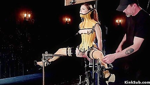 Sub In Plastic Corset In - Juliette March