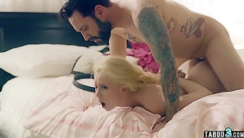 Dirty Stepdad Offers A teen 18+ Pussy For A Fuck To A Perv