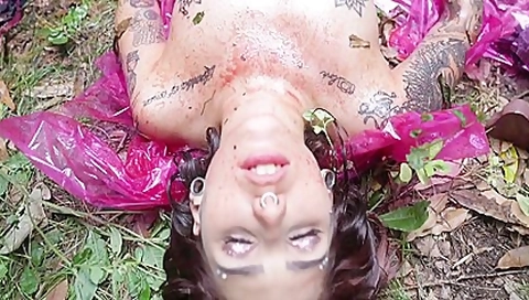 Outdoor Pool Female Threesome