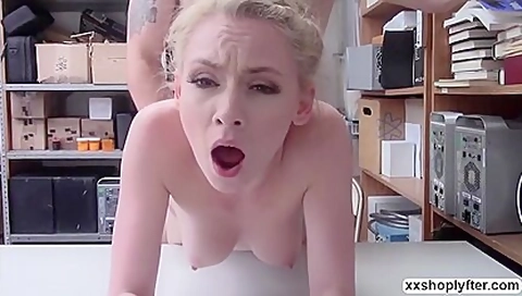 Athena Rayne - Shoplifter Gets Fuck By Officers Cock