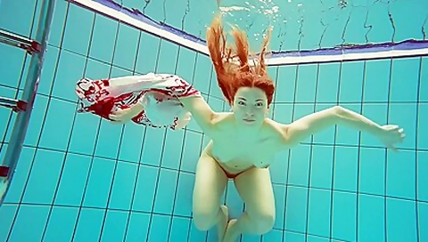 Sexy Polish Babe Marketa Naked In The Pool